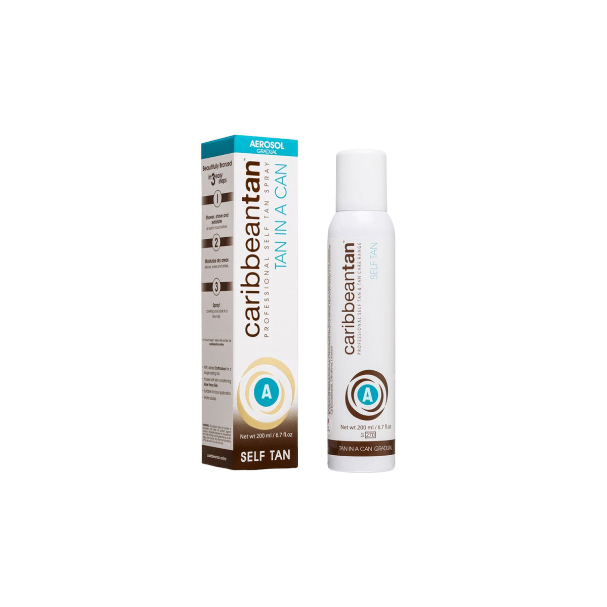 Tan In A Can Aerosol - Gradual - 200ml