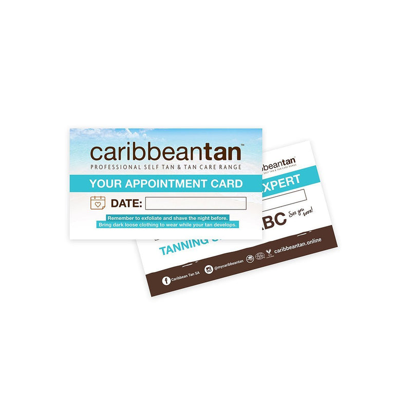 Appointment Cards 50 - Caribbeantan