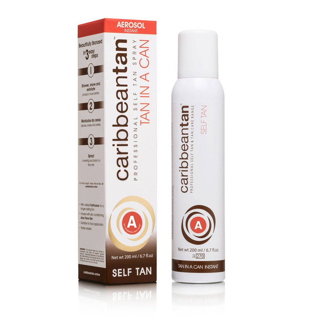 Caribbeantan Tan In A Can Aerosol | Instant Self Tan